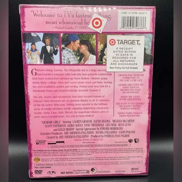 Gilmore Girls NWT DVD Set Season 5 brand new and sealed - Picture 2 of 4